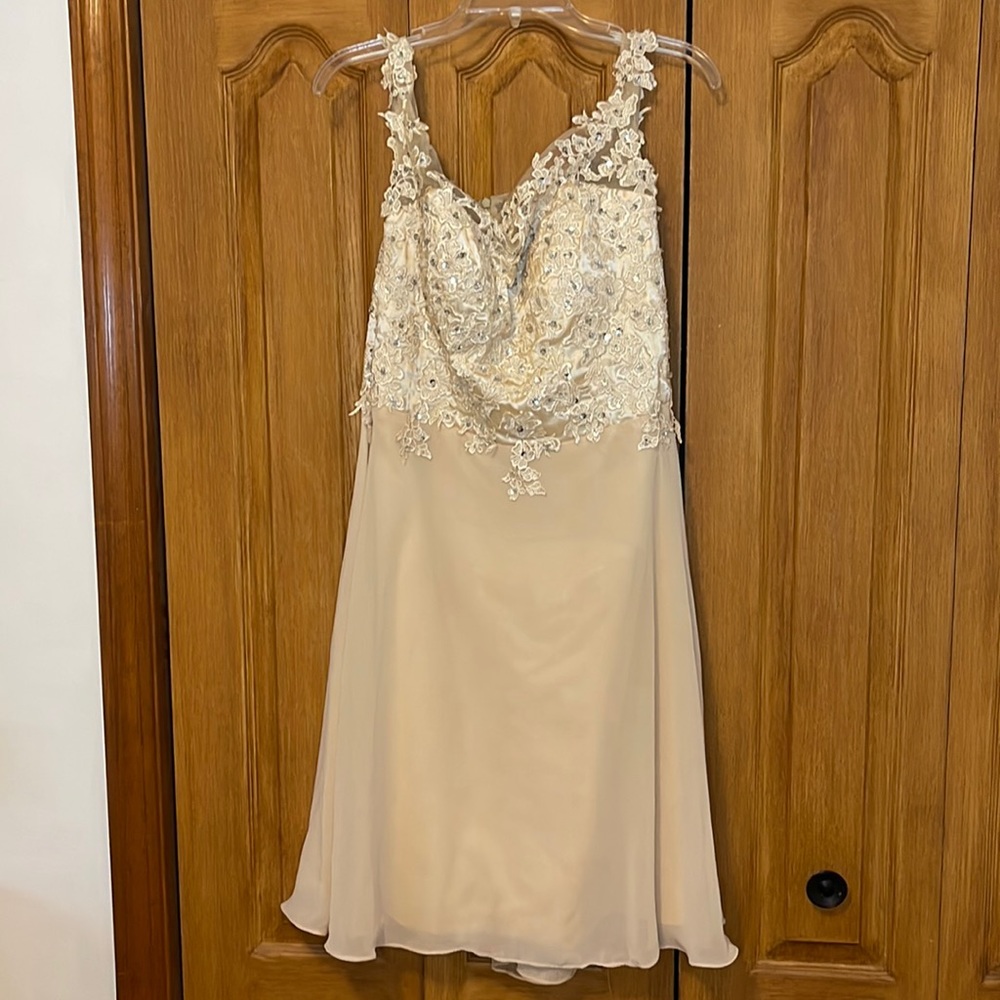 Cream Macys Formal Dress